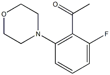 1-[2-fluoro-6-(morpholin-4-yl)phenyl]ethan-1-one Structure