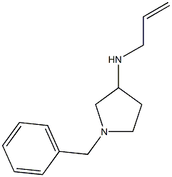 1-benzyl-N-(prop-2-en-1-yl)pyrrolidin-3-amine Structure