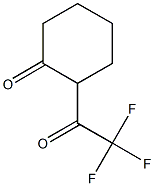 2-(2,2,2-trifluoroacetyl)cyclohexan-1-one,,结构式