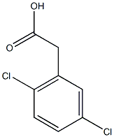 2-(2,5-dichlorophenyl)acetic acid Struktur