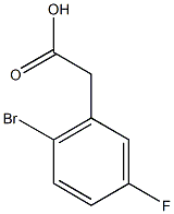 2-(2-bromo-5-fluorophenyl)acetic acid Structure