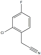 2-(2-chloro-4-fluorophenyl)acetonitrile Structure