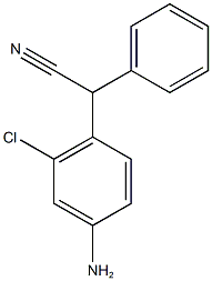 2-(4-amino-2-chlorophenyl)-2-phenylacetonitrile Structure