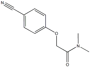 2-(4-cyanophenoxy)-N,N-dimethylacetamide 结构式