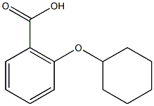 2-(cyclohexyloxy)benzoic acid Structure