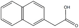 2-(naphthalen-2-yl)acetic acid Structure