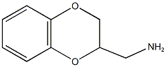 2,3-dihydro-1,4-benzodioxin-2-ylmethanamine 结构式