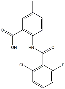 2-[(2-chloro-6-fluorobenzene)amido]-5-methylbenzoic acid|