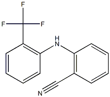 2-{[2-(trifluoromethyl)phenyl]amino}benzonitrile,,结构式