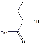 2-amino-3-methylbutanamide Structure