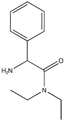 2-amino-N,N-diethyl-2-phenylacetamide Structure