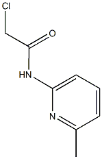 2-chloro-N-(6-methylpyridin-2-yl)acetamide,,结构式