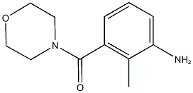 2-methyl-3-(morpholin-4-ylcarbonyl)aniline Structure