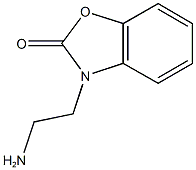 3-(2-aminoethyl)-2,3-dihydro-1,3-benzoxazol-2-one,,结构式