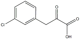 3-(3-chlorophenyl)-2-oxopropanoic acid