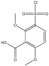  3-(chlorosulfonyl)-2,6-dimethoxybenzoic acid