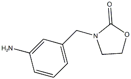 3-[(3-aminophenyl)methyl]-1,3-oxazolidin-2-one Structure