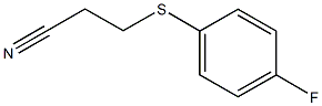 3-[(4-fluorophenyl)sulfanyl]propanenitrile Struktur