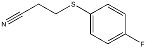 3-[(4-fluorophenyl)sulfanyl]propanenitrile Structure