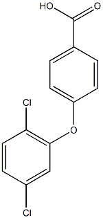 4-(2,5-dichlorophenoxy)benzoic acid Structure