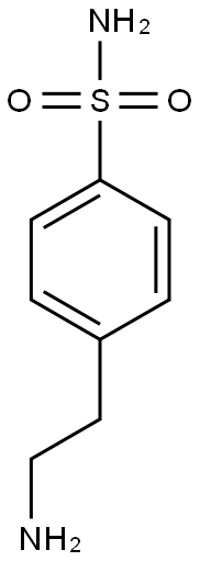 4-(2-aminoethyl)benzene-1-sulfonamide 结构式