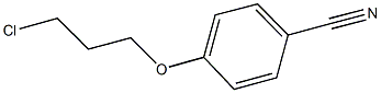 4-(3-chloropropoxy)benzonitrile Structure