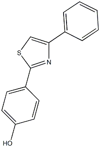 4-(4-phenyl-1,3-thiazol-2-yl)phenol Structure
