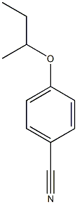 4-(butan-2-yloxy)benzonitrile 结构式