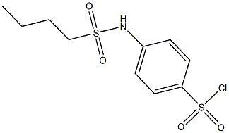 4-(butane-1-sulfonamido)benzene-1-sulfonyl chloride,,结构式