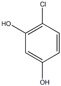 4-chlorobenzene-1,3-diol,,结构式