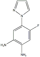 4-fluoro-5-(1H-pyrazol-1-yl)benzene-1,2-diamine