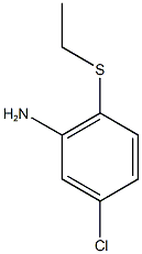 5-chloro-2-(ethylsulfanyl)aniline 结构式