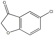 5-chloro-2,3-dihydro-1-benzofuran-3-one Struktur