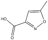 5-methyl-1,2-oxazole-3-carboxylic acid 结构式