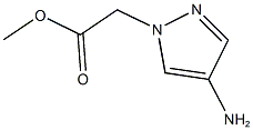 methyl 2-(4-amino-1H-pyrazol-1-yl)acetate Struktur