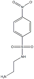 N-(2-aminoethyl)-4-nitrobenzene-1-sulfonamide Struktur