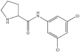 N-(3,5-dichlorophenyl)pyrrolidine-2-carboxamide Structure