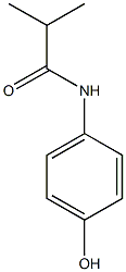 N-(4-hydroxyphenyl)-2-methylpropanamide Structure