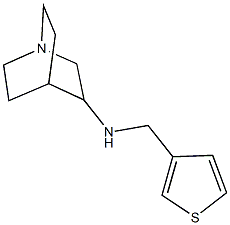  N-(thiophen-3-ylmethyl)-1-azabicyclo[2.2.2]octan-3-amine