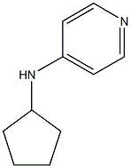 N-cyclopentylpyridin-4-amine Struktur