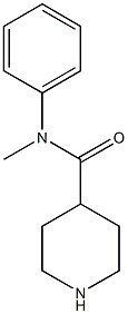 N-methyl-N-phenylpiperidine-4-carboxamide Struktur