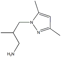 3-(3,5-dimethyl-1H-pyrazol-1-yl)-2-methylpropan-1-amine