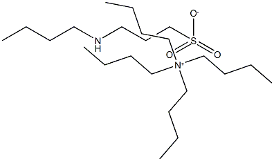 Tetrabutylammonium 3-(n-butylamino)propane sulfonate 化学構造式