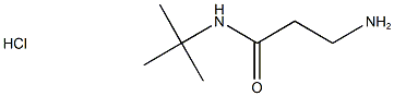3-Amino-N-(tert-butyl)propanamide hydrochloride Struktur
