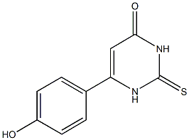 4(1H)-pyrimidinone, 2,3-dihydro-6-(4-hydroxyphenyl)-2-thio|6-(4-羟基-苯基)-2-硫代-2,3-二氢-1H-嘧啶-4-酮