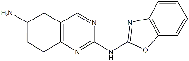 N~2~-1,3-BENZOXAZOL-2-YL-5,6,7,8-TETRAHYDROQUINAZOLINE-2,6-DIAMINE Struktur