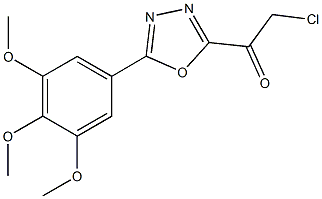 2-CHLORO-1-[5-(3,4,5-TRIMETHOXYPHENYL)-1,3,4-OXADIAZOL-2-YL]ETHANONE