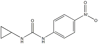 N-CYCLOPROPYL-N''-(4-NITROPHENYL)UREA 结构式