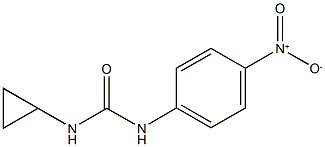 N-CYCLOPROPYL-N''-(4-NITROPHENYL)UREA,,结构式