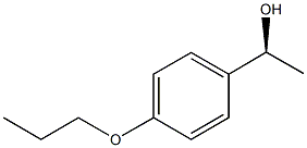 (1S)-1-(4-PROPOXYPHENYL)ETHANOL 结构式